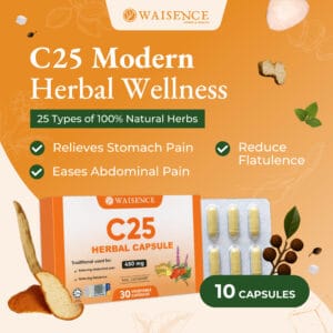 Waisence C25 Herbal Capsules Relief Pack